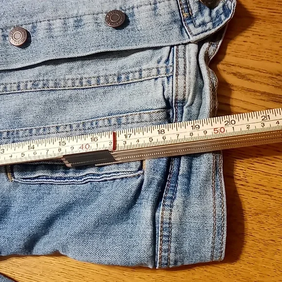 OLD NAVY Jeans Jacket Womens XS BLUE Denim Preowned Coat Winter Used Spring - Picture 4 of 9